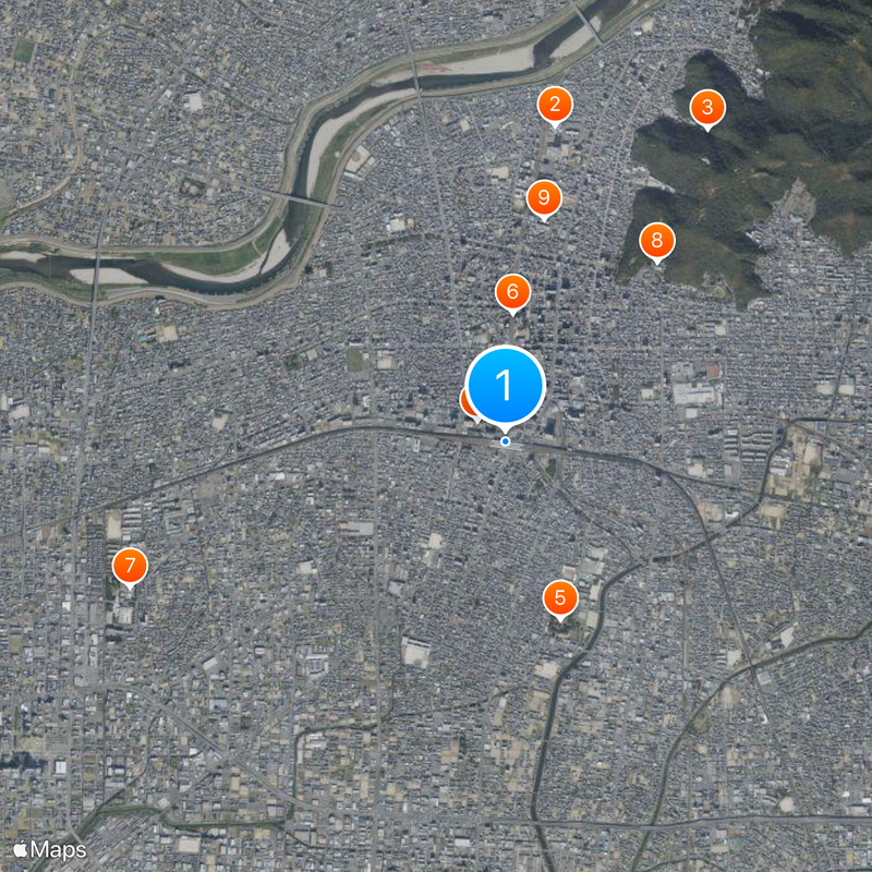 Gifu Station Map