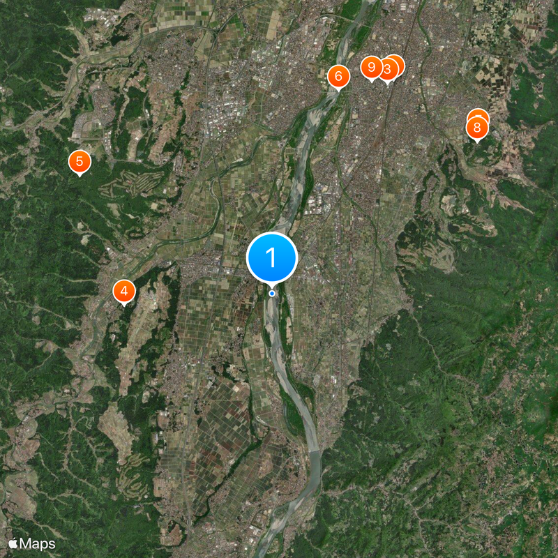 Shinano River Map