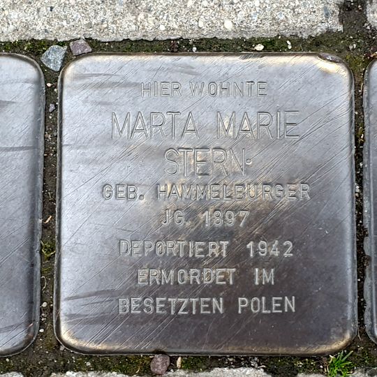 Stolperstein dedicated to Siegbert Hammelburger
