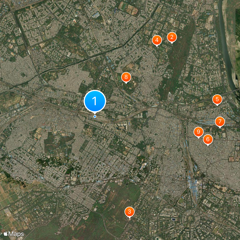 Sarai Rohilla railway station Map