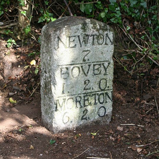 Milestone, Kings Cross, jct with Forder Lane, across lane from marker for the National Park
