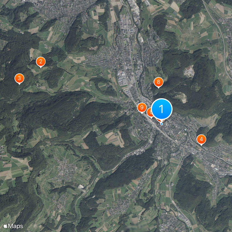 Liestal Map