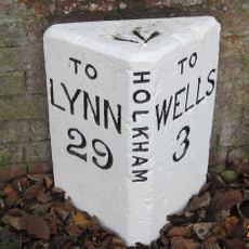 Milestone, 40yds E of jct with B1155