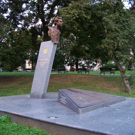 Monument to Milada Horáková in Pankrác