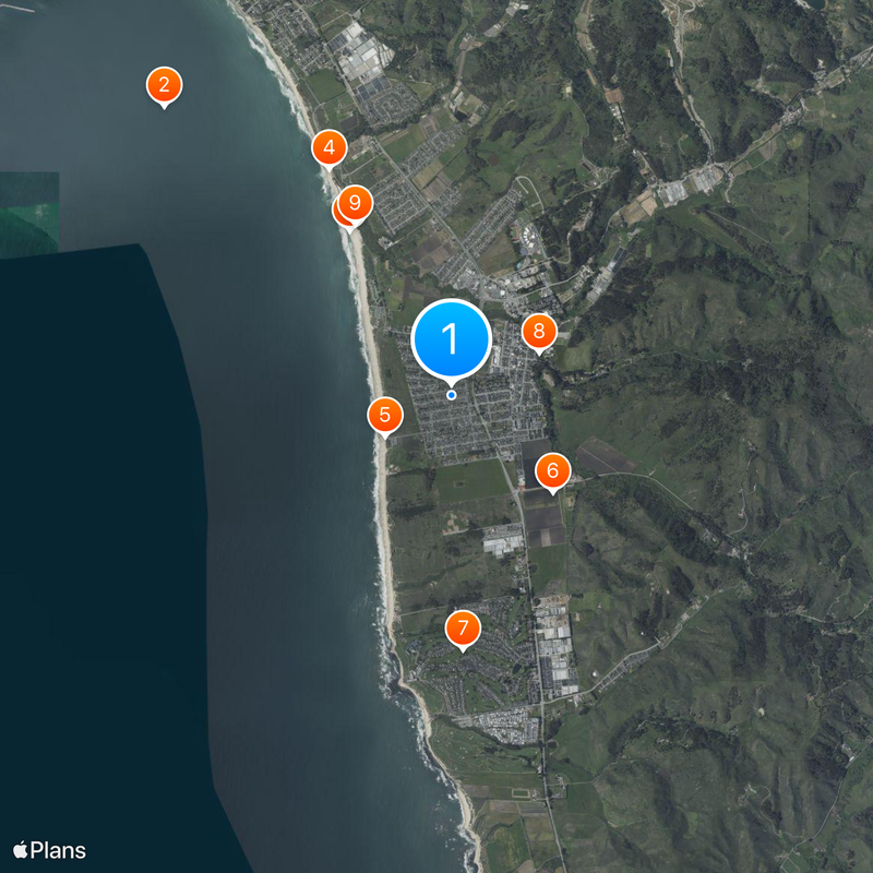 Half Moon Bay Map