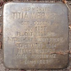 Stolperstein dedicated to Titia Werner