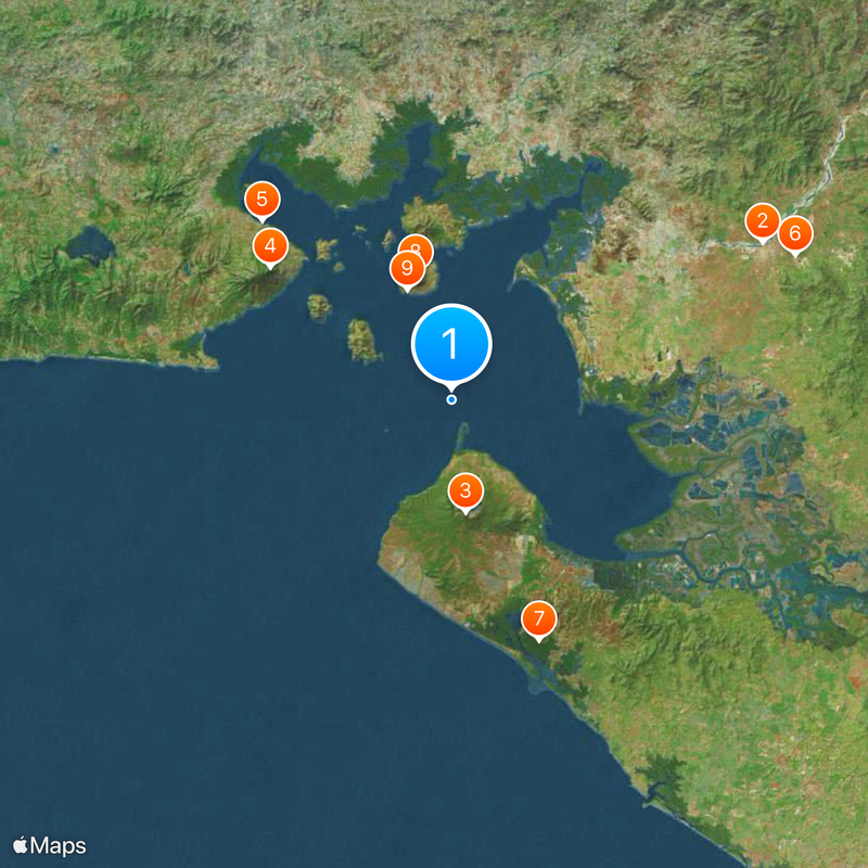 Golfo de Fonseca Mapa