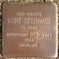 Stolperstein dedicated to Kurt Steinweg