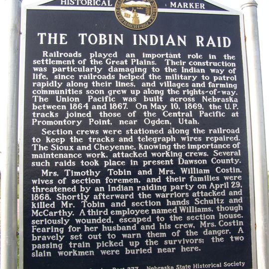 Tobin Indian Raid Historical Marker