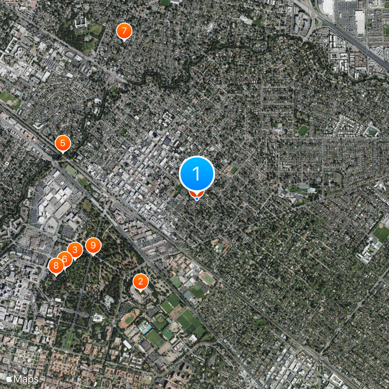 Silicon Valley Map