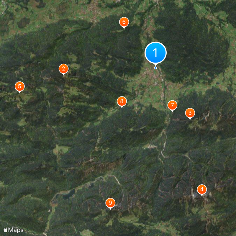 Ruhpolding Carte