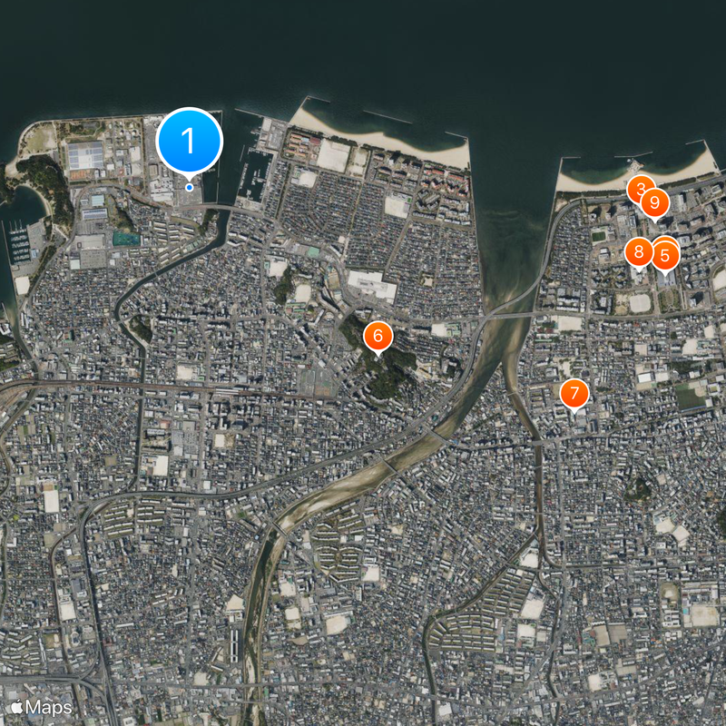 Marinoa City Fukuoka Map