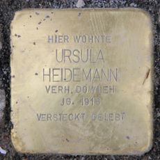 Stolperstein dedicated to Ursula Heidemann