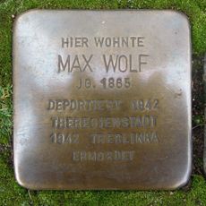 Stolperstein en memoria de Max Wolf
