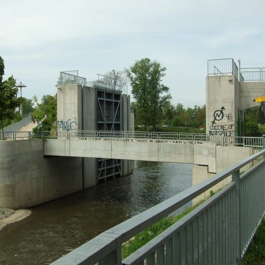 Lávka před uzávěrem Rokytky