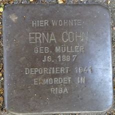 Stolperstein dedicated to Erna Cohn