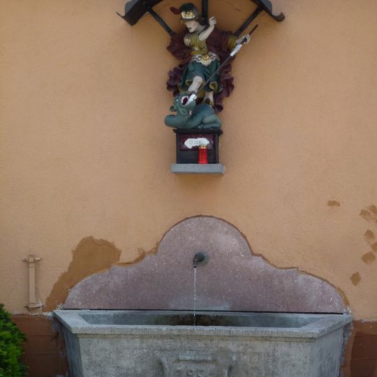 Brunnen mit hl. Georg