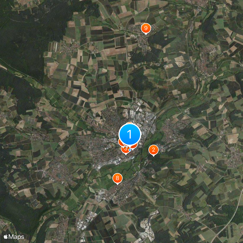 Bad Neustadt an der Saale Map