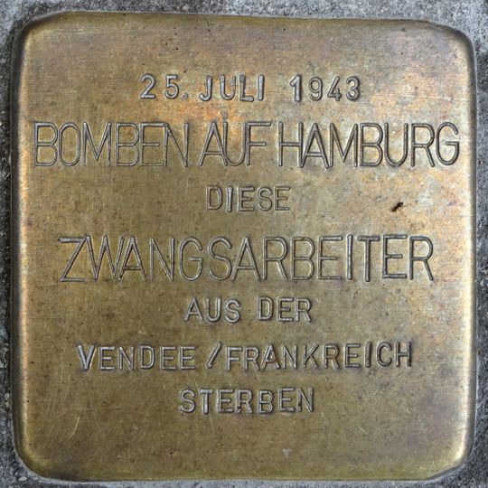 Stolperstein Zwangsarbeiterlager Norderstraße