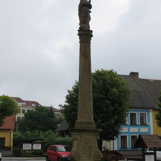 Maria column in Nový Hrádek