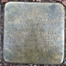 Stolperstein dedicated to Ernst Lübkemann