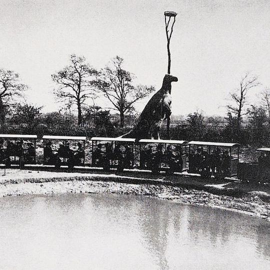 Narrow-gauge railway in Tierpark Hagenbeck