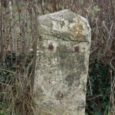 Milestone, a mile E of Cucklington village on B3081