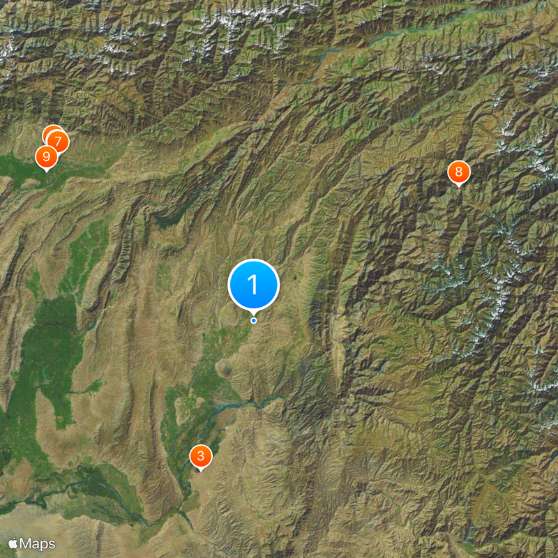 Kulob Map