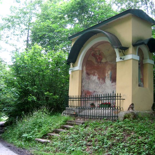 Bildstock Müllerkreuz und Grabhügel