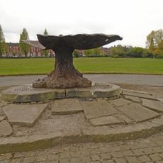 Fountain In Middle Of The Park