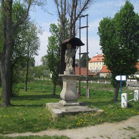 Socha svatého Jana Nepomuckého v Ledcích