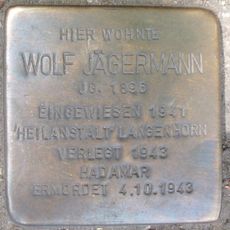 Stolperstein dedicated to Wolf Jägermann