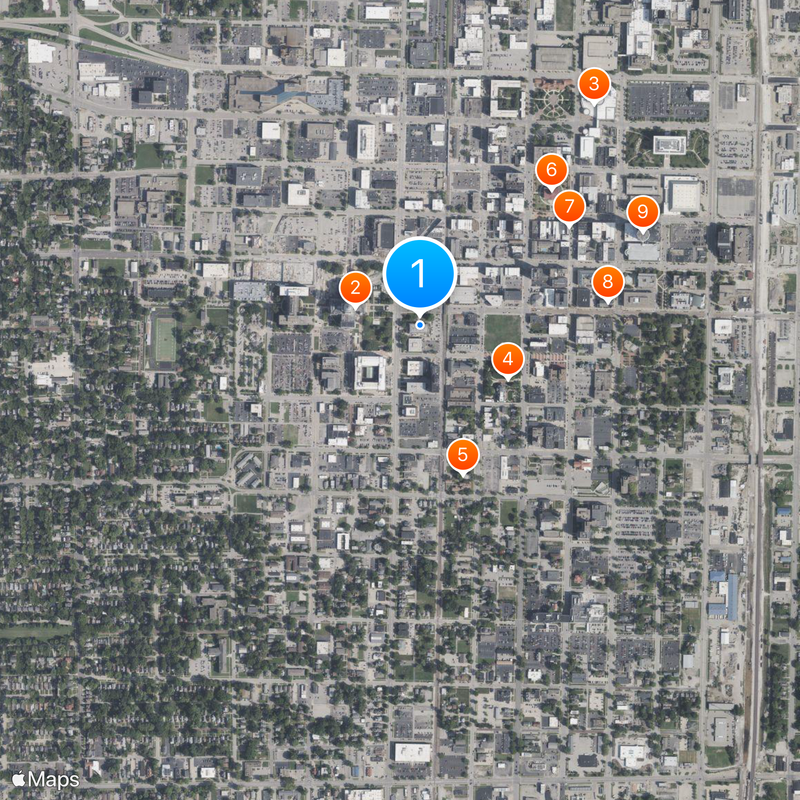 Cour suprême de l'Illinois Carte