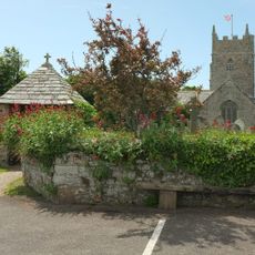 Lych Gate to Churchyard of Church of St Marwenne