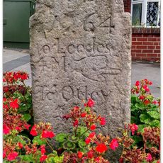Milestone at Alwoodley Lane junction with King Lane