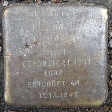 Stolperstein en memoria de Richard Jilovsky