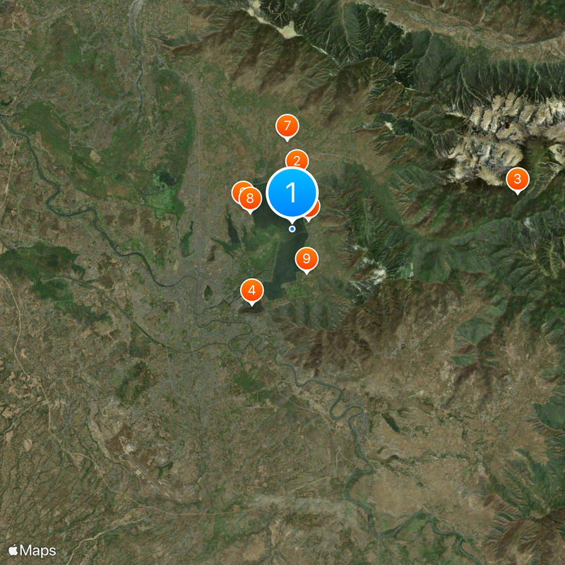 Dal Lake Map