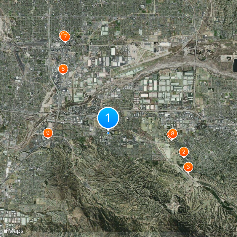 Loma Linda University Map