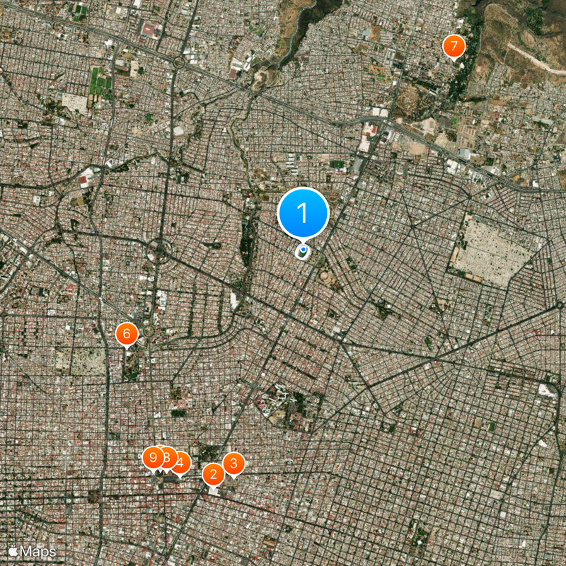 Jalisco Stadium Map