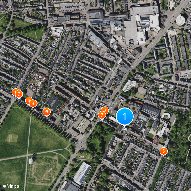 Anglia Ruskin University Map