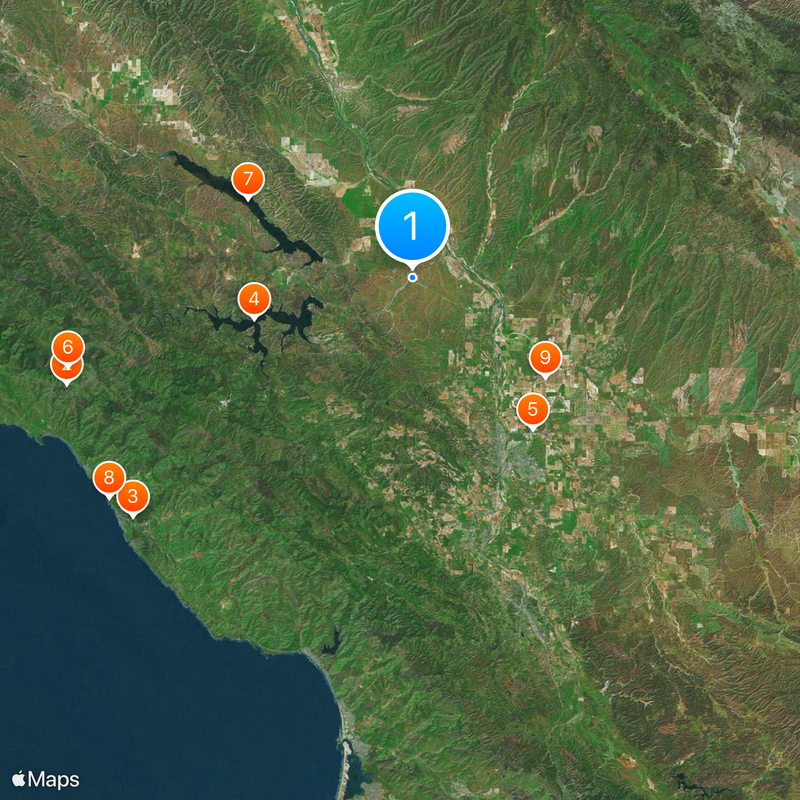 Camp Roberts, California Carte