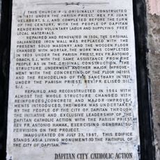 Dapitan St. James Church Historical Marker