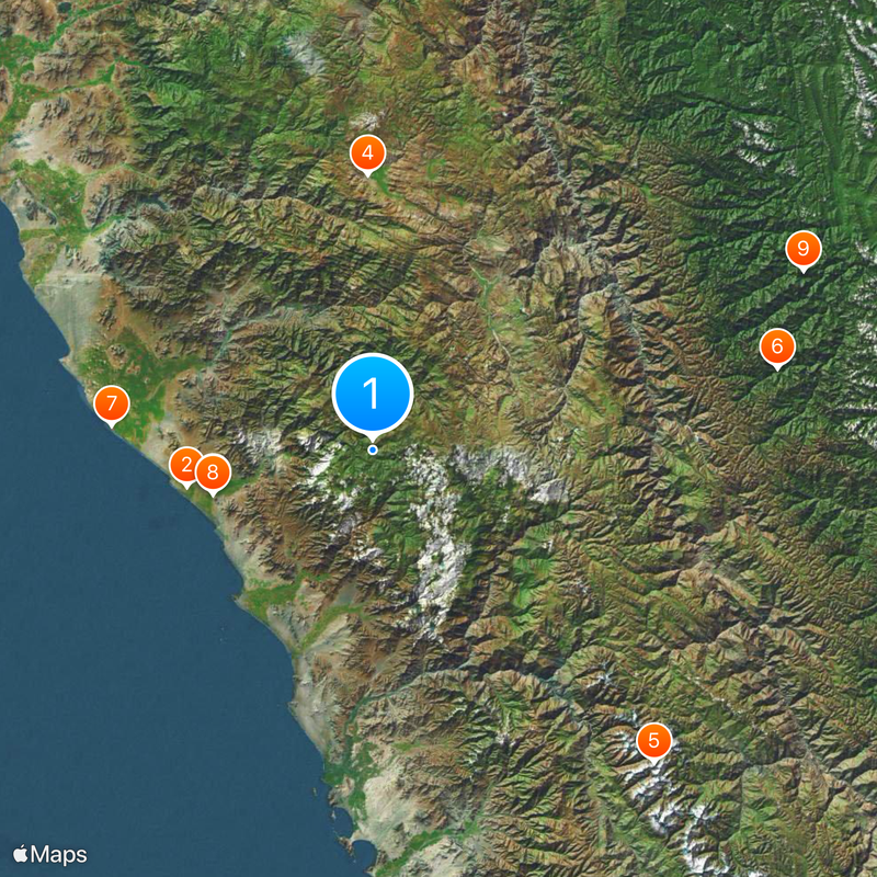 La Libertad Department Map