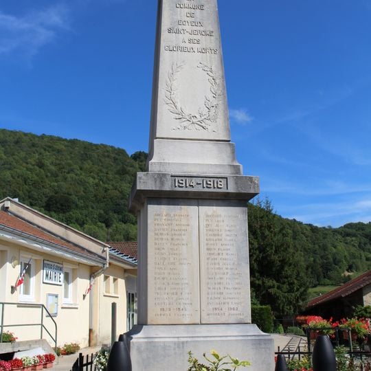 War memorial of Boyeux-Saint-Jérôme