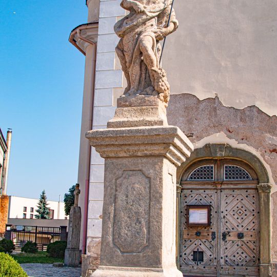 Statue of Saint John the Baptist in Týnec nad Labem