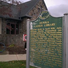 Henika Ladies Library Historical Marker
