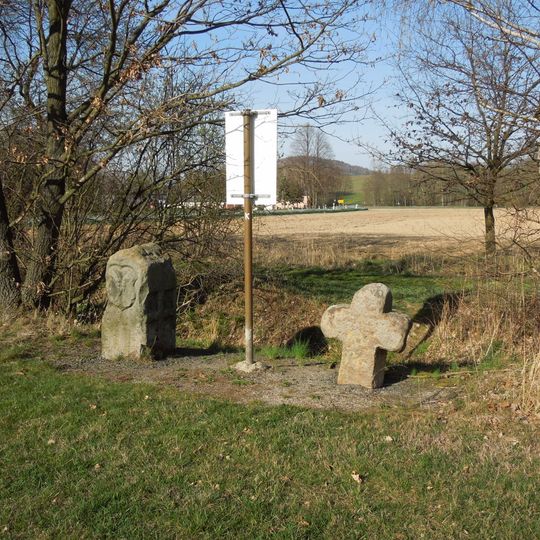 Kachelstein und Schwedenkreuz