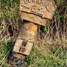 Milepost Opposite Besom Barn Restaurant