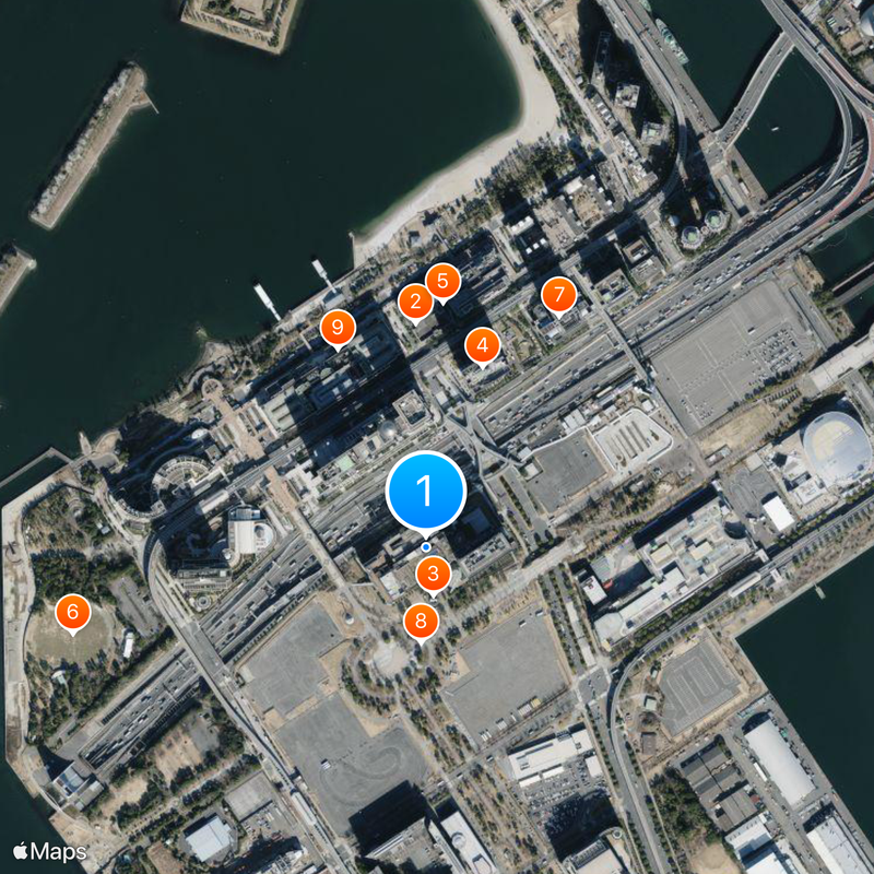 DiverCity Tokyo Plaza Map