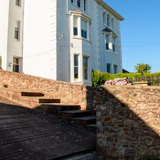 No 26 And No 28 Including Garden Walls And Doorway In Front Of No 26